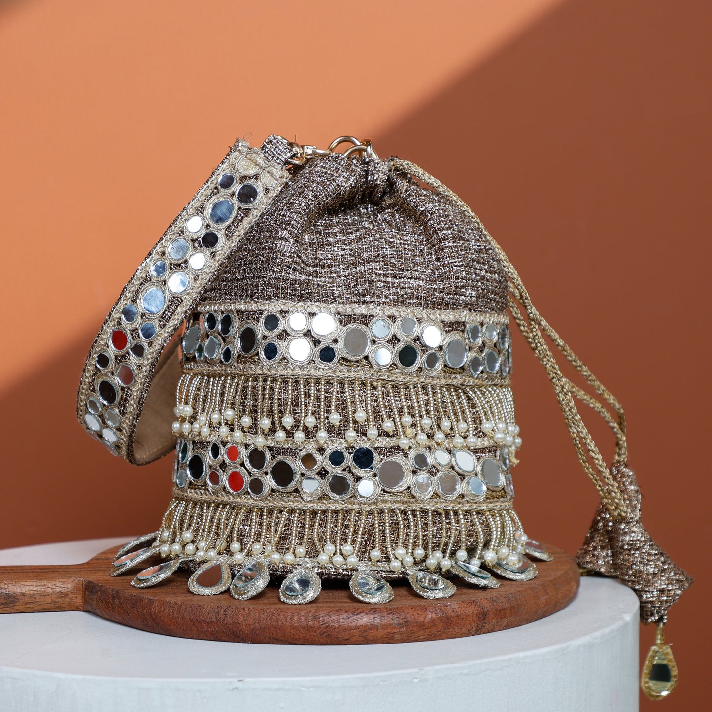 Golden Potli Bag