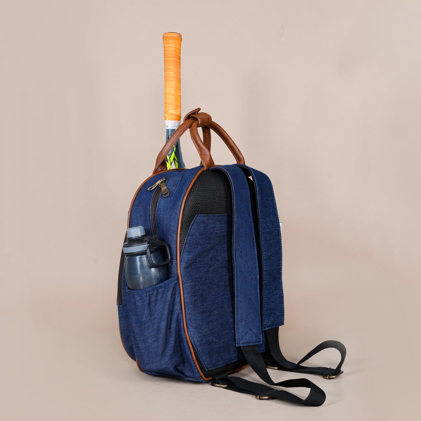 Racket Backpack-hound tooth black