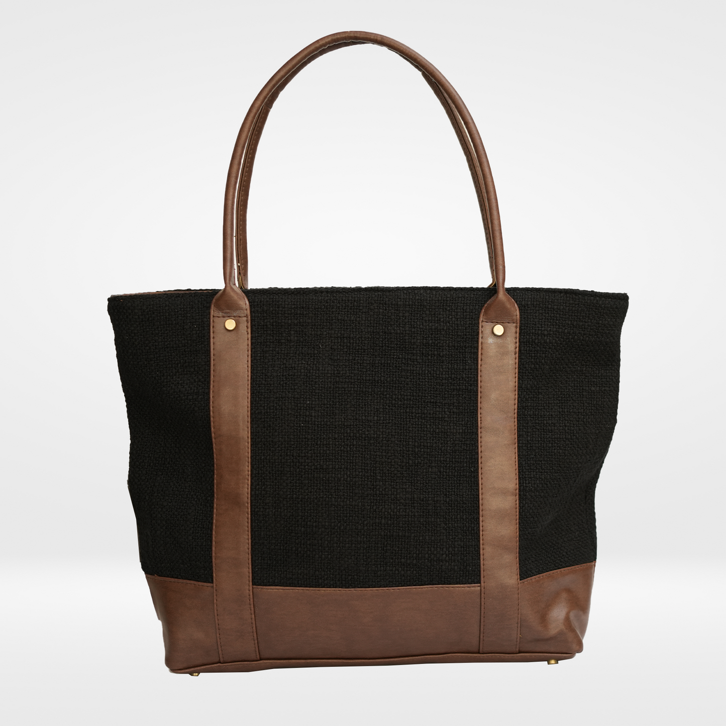 Black Stripe Fusion Tote