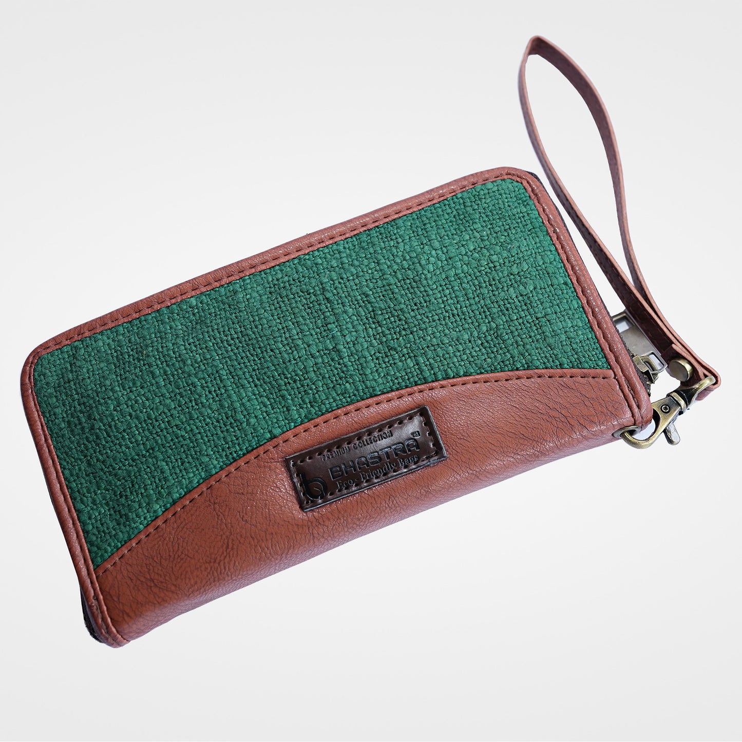 Basil Green Wristlet Wallets