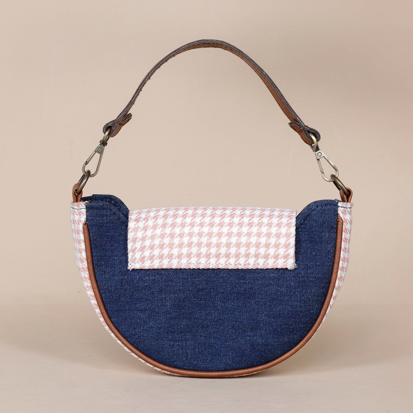 Crescent Denim Fusion Sling-hounds tooth(peach)