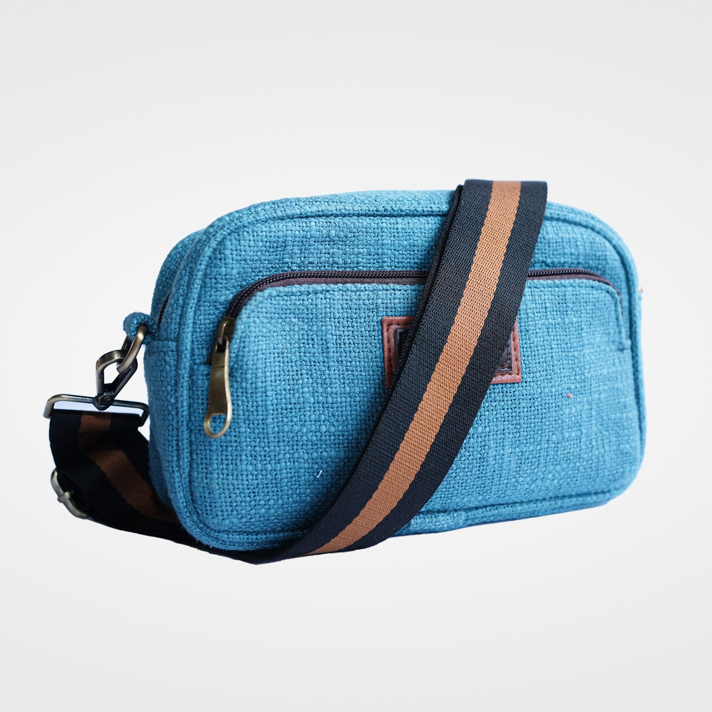 Teal Blue Three Pocket Sling