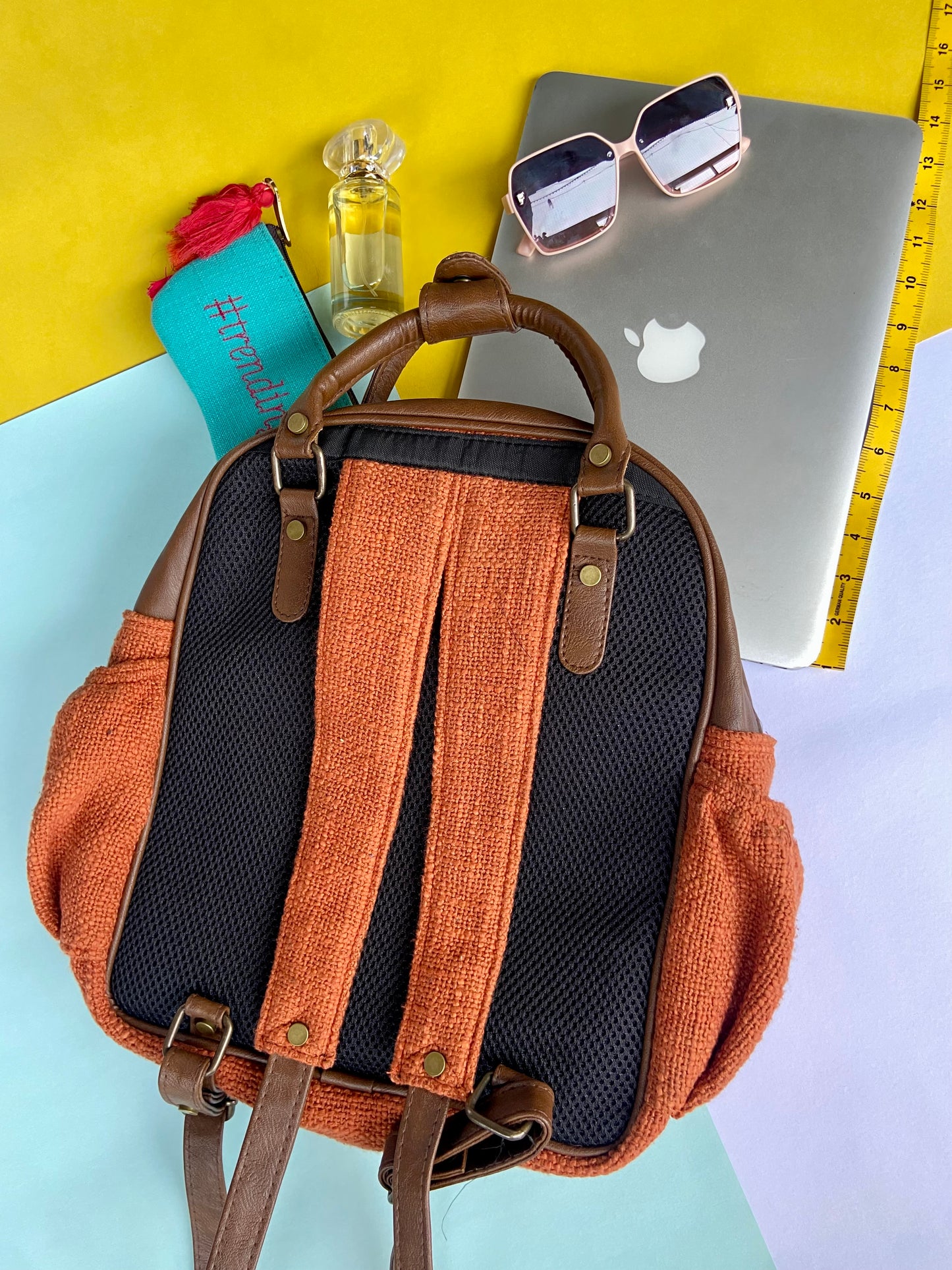 Rust Mini Backpack