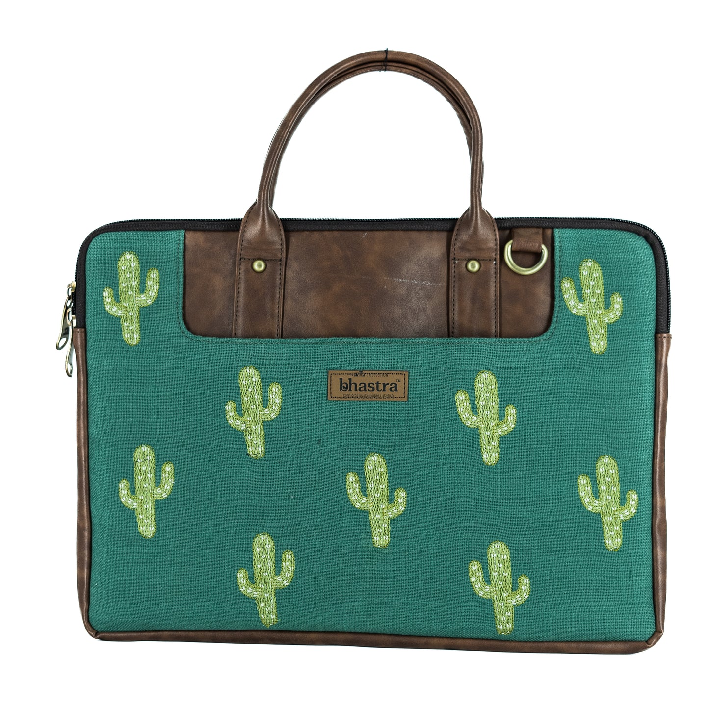 Green Cactus laptop sleeve