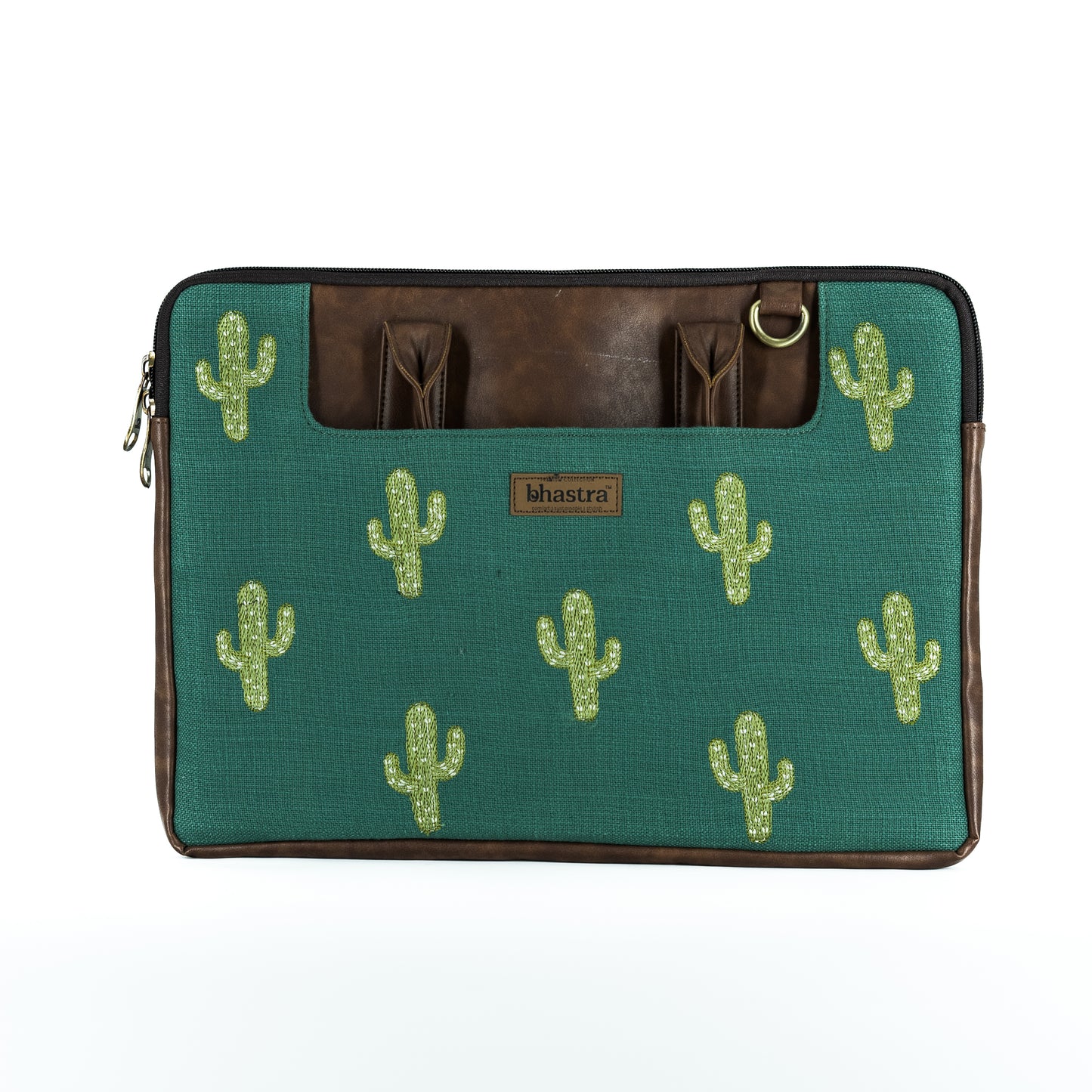 Green Cactus laptop sleeve