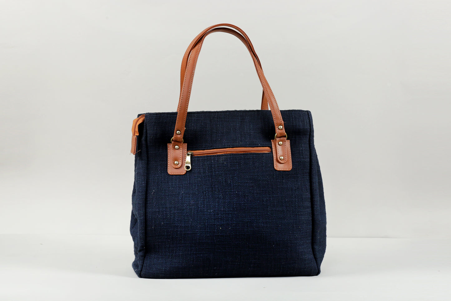 BlueThree Pocket Tote Combo(Includes tote,Vanity Pouch and glass case)