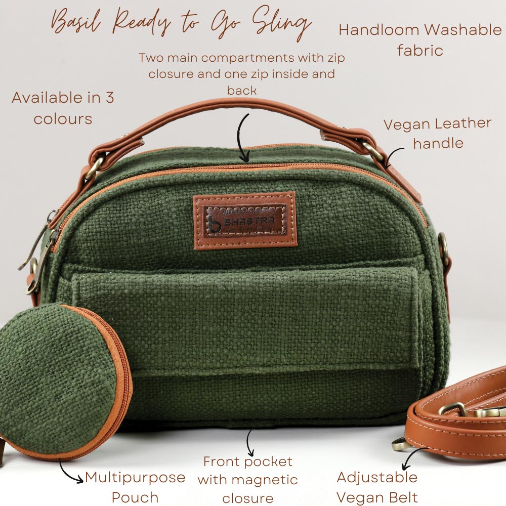 Basil Ready To Go Sling Bag