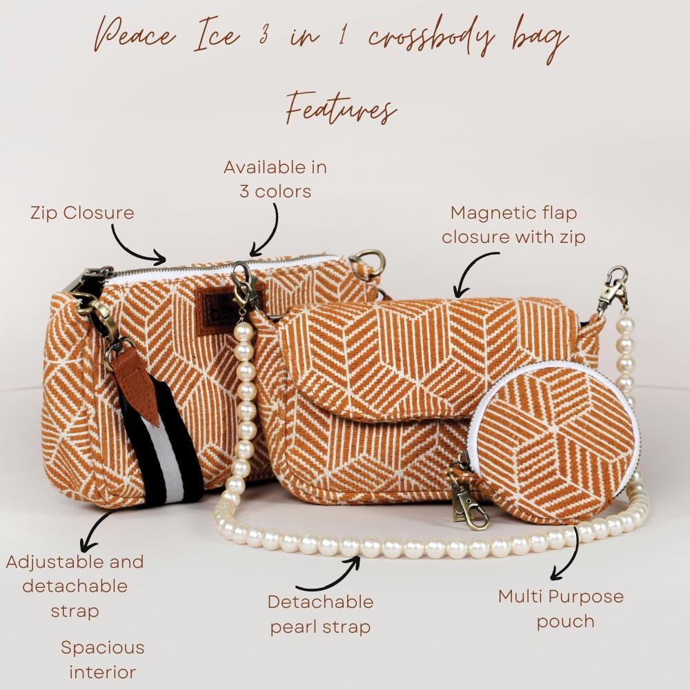 Peace Ice 3 in 1 Cross body bag