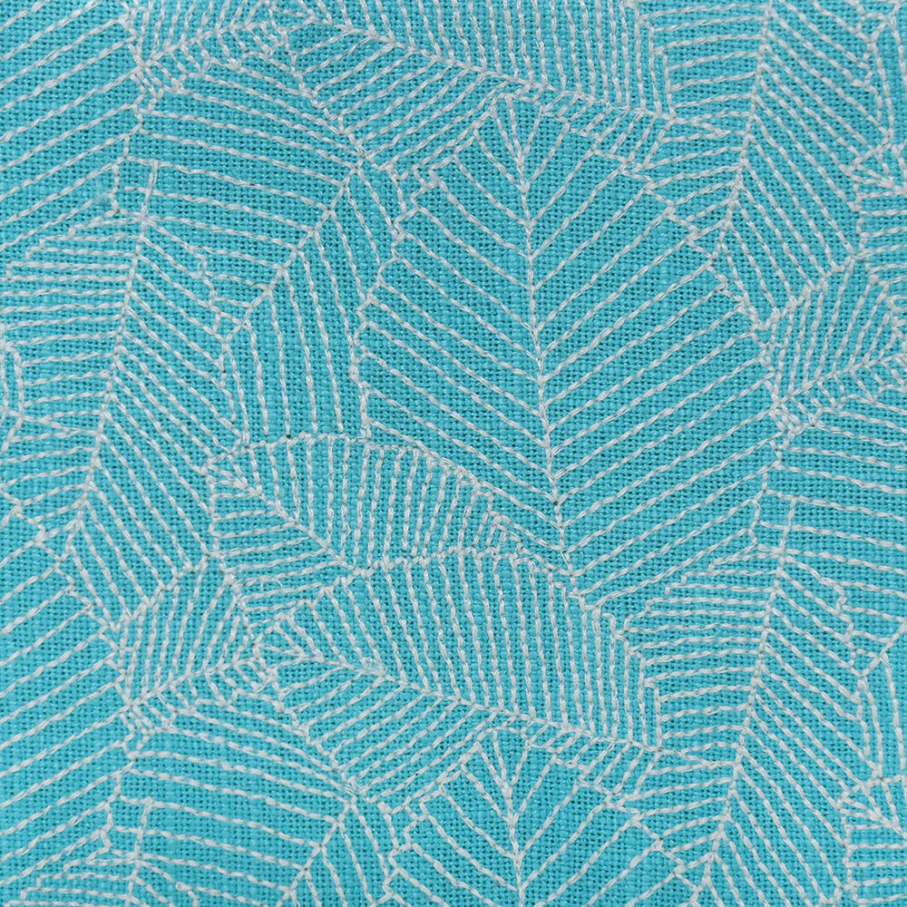 Turquoise Tropical Medium Box Bag