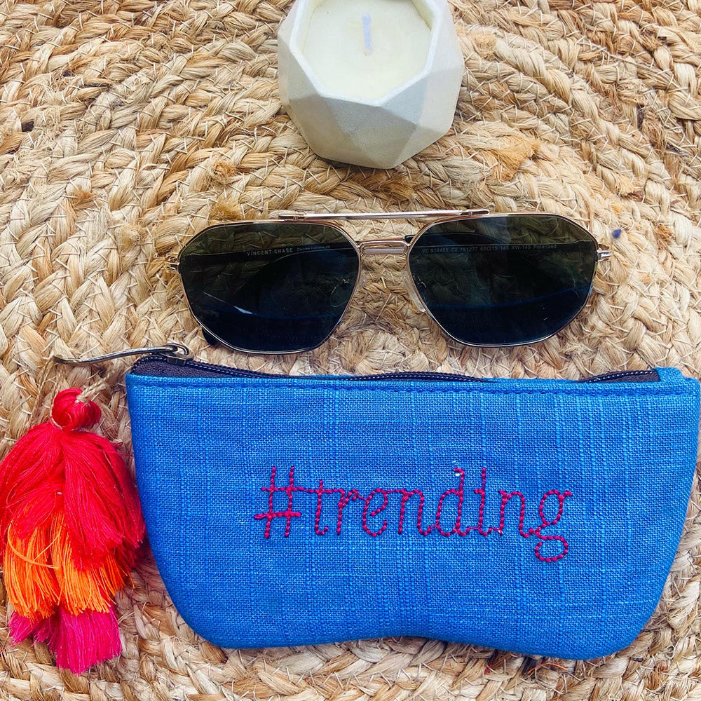 Royal Blue Trending Sunglass case