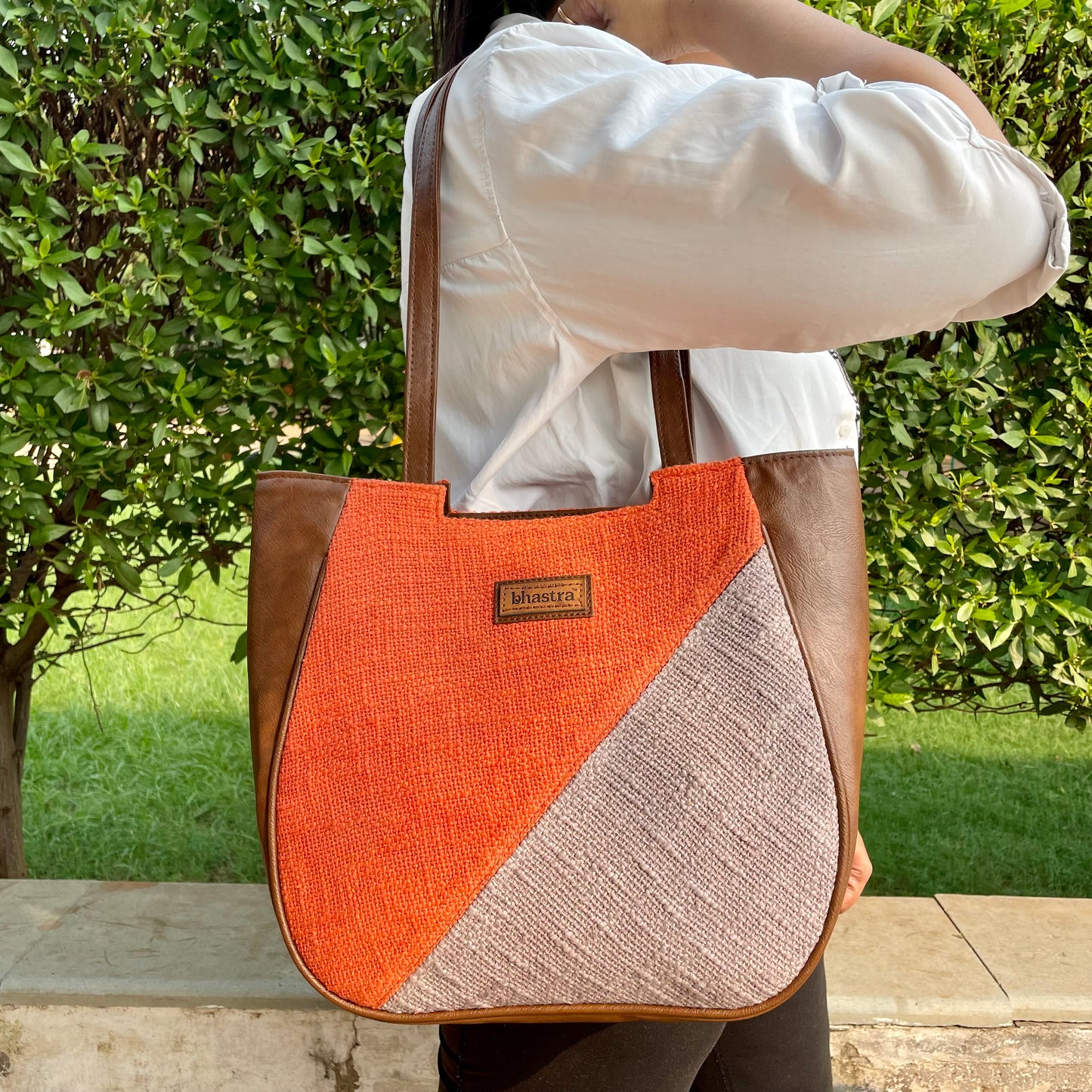 Fanta Geometry Mania Tote with Initial Customization