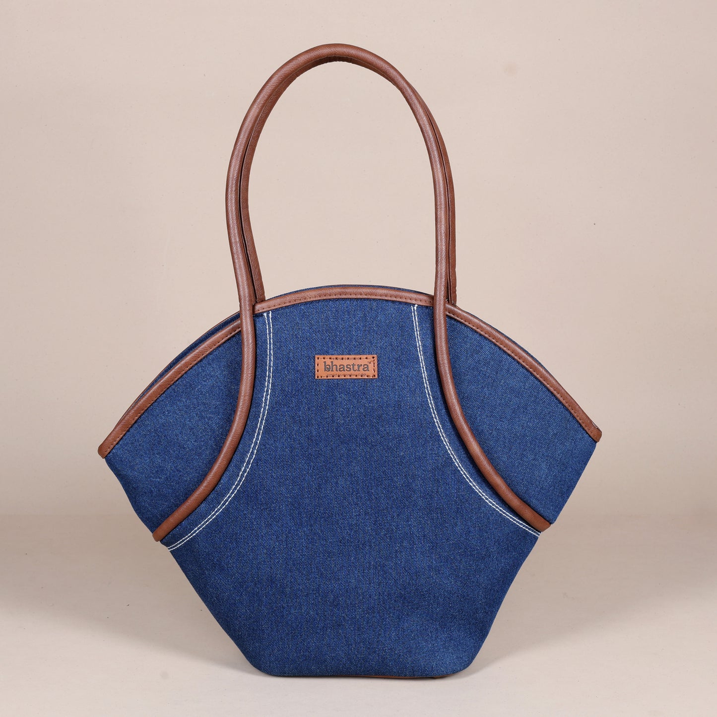 Vector tote bag-Deep Denim