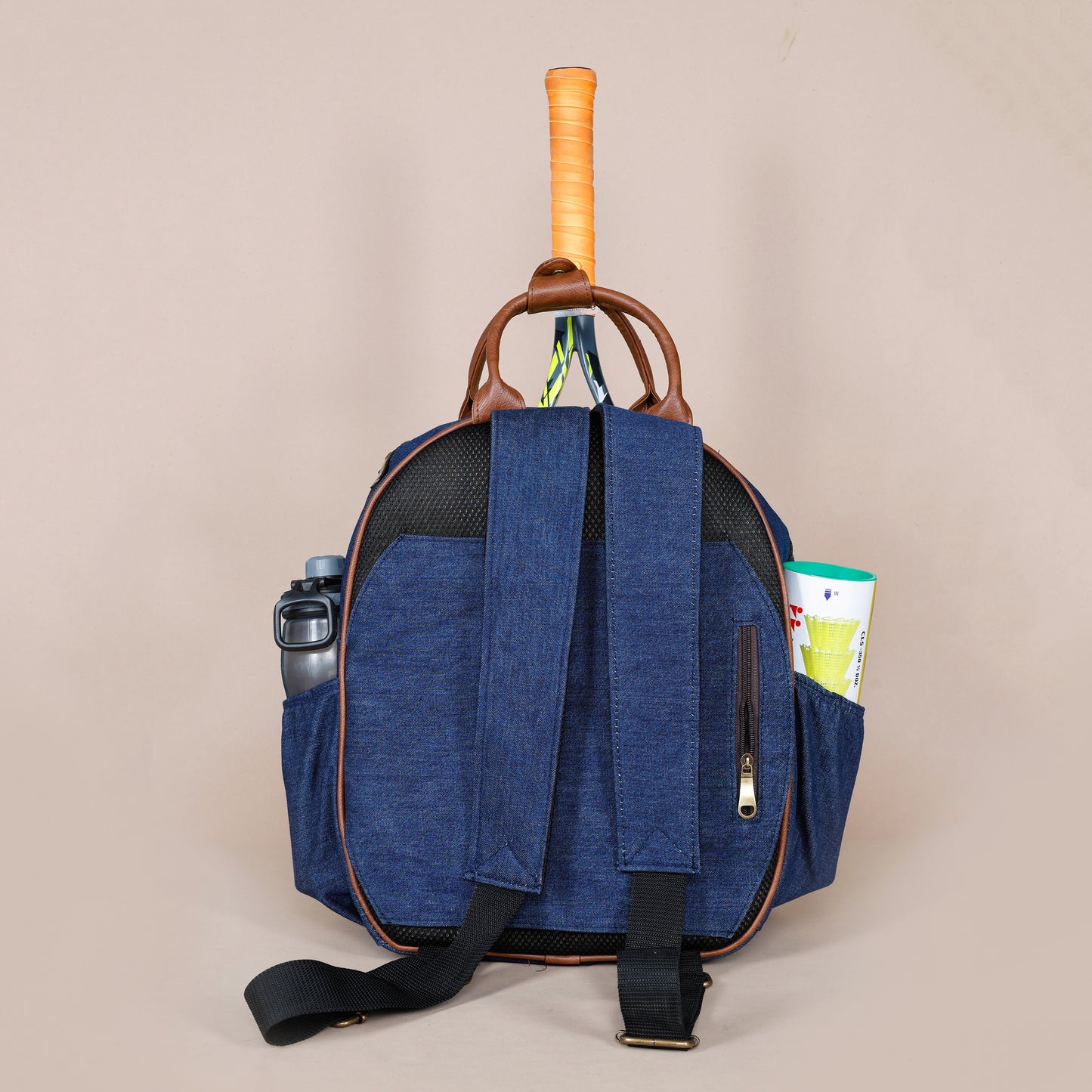 Racket Backpack-hound tooth black