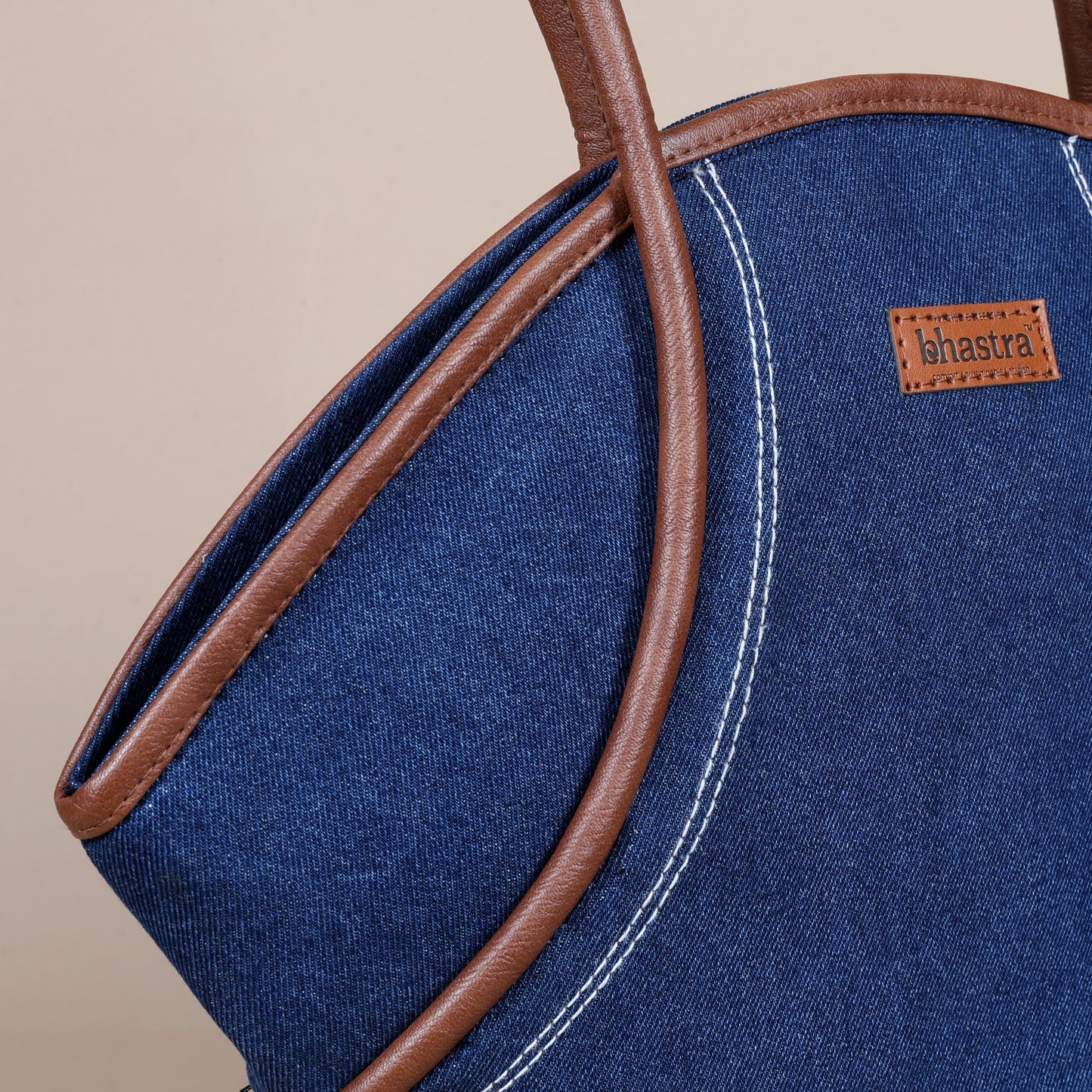 Vector tote bag-Deep Denim