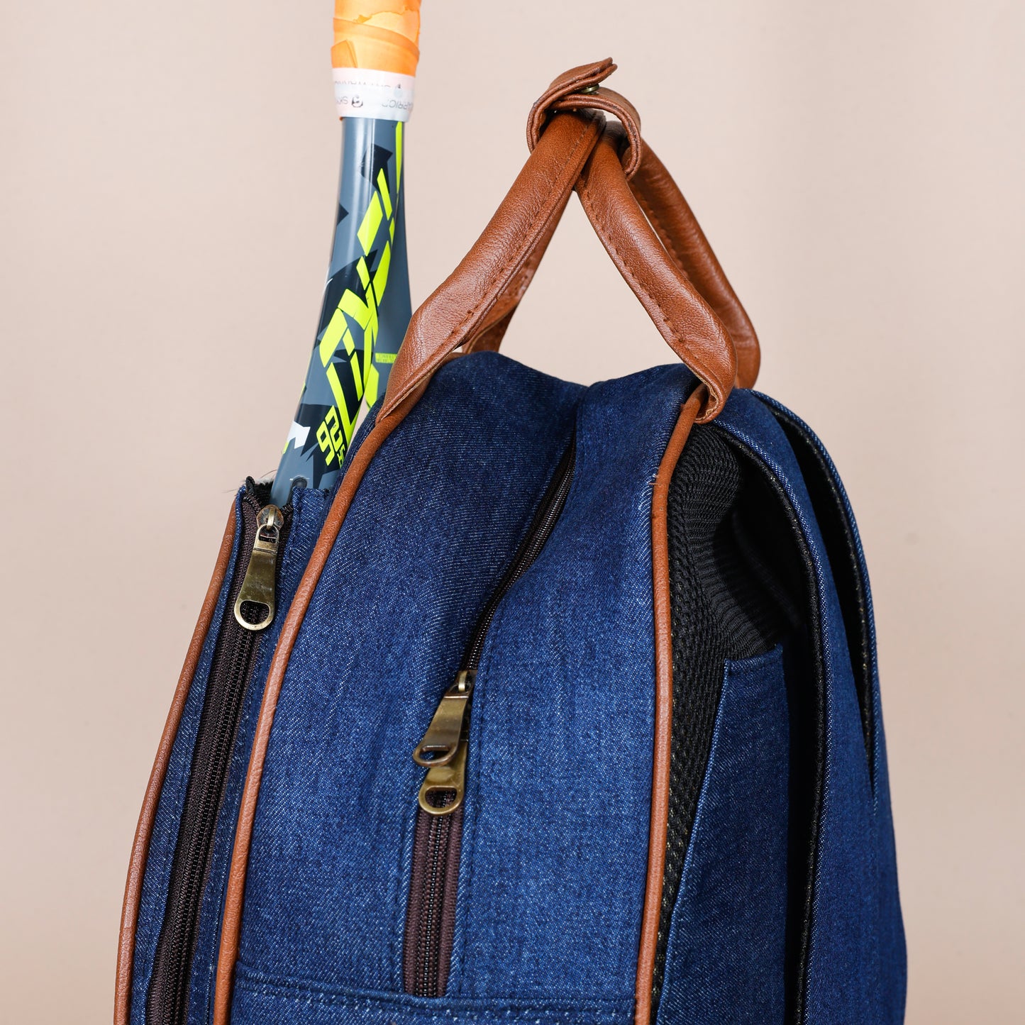 Racket Backpack-hound tooth black