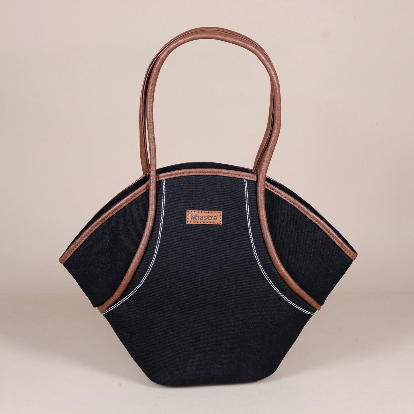 Vector tote bag-Black Denim