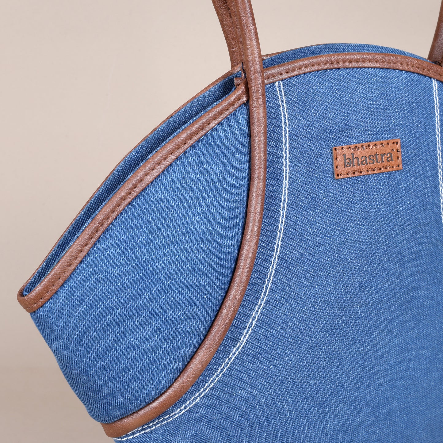 Vector tote bag-Classic Denim