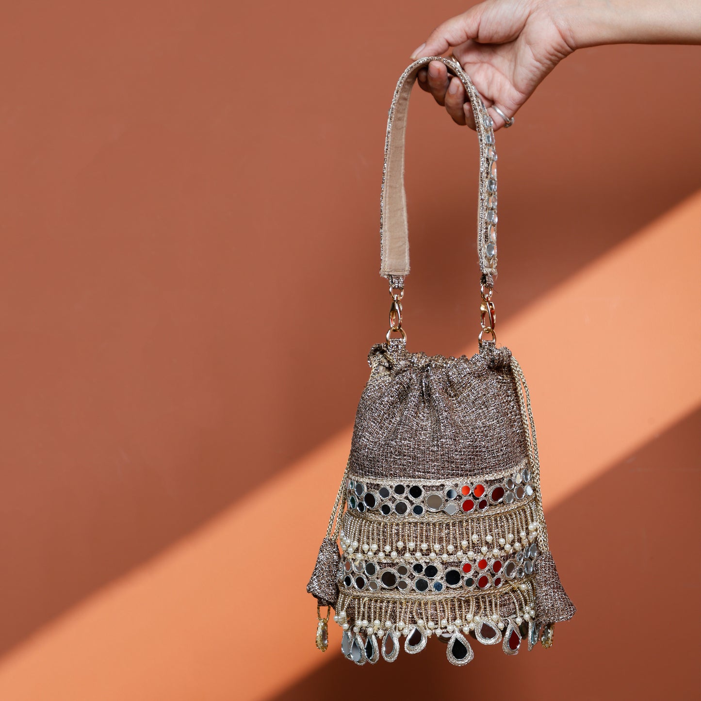Golden Potli Bag