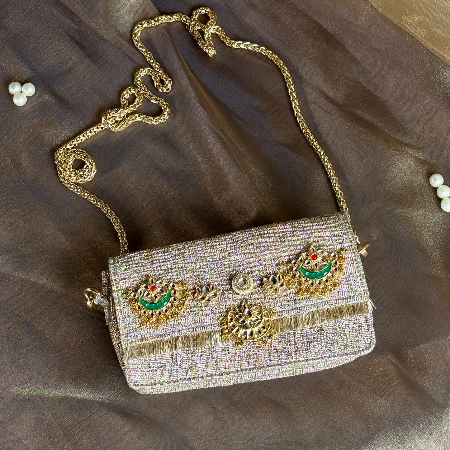 Chand Bali-Kundan Clutch