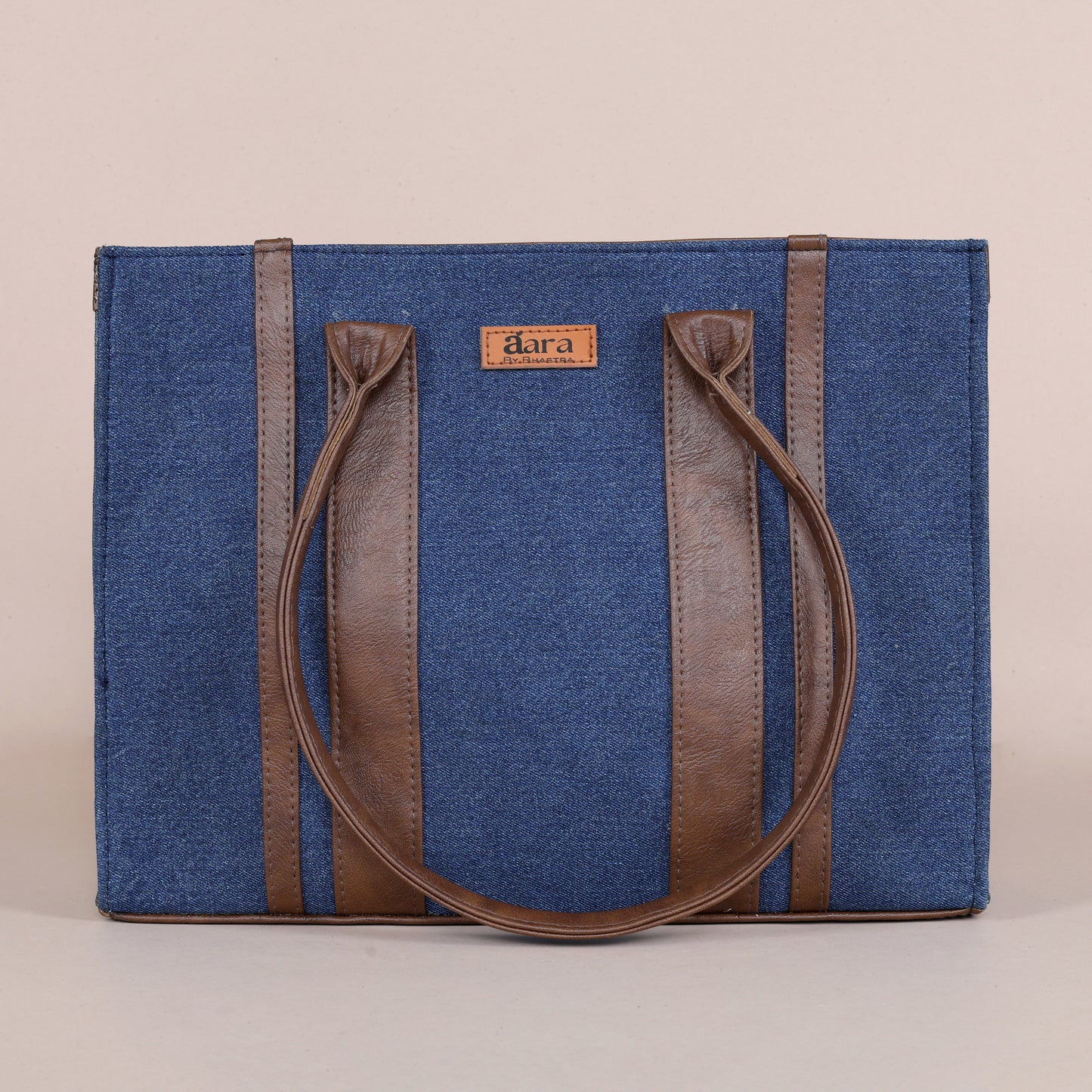 Classic Denim Book Tote-Blue