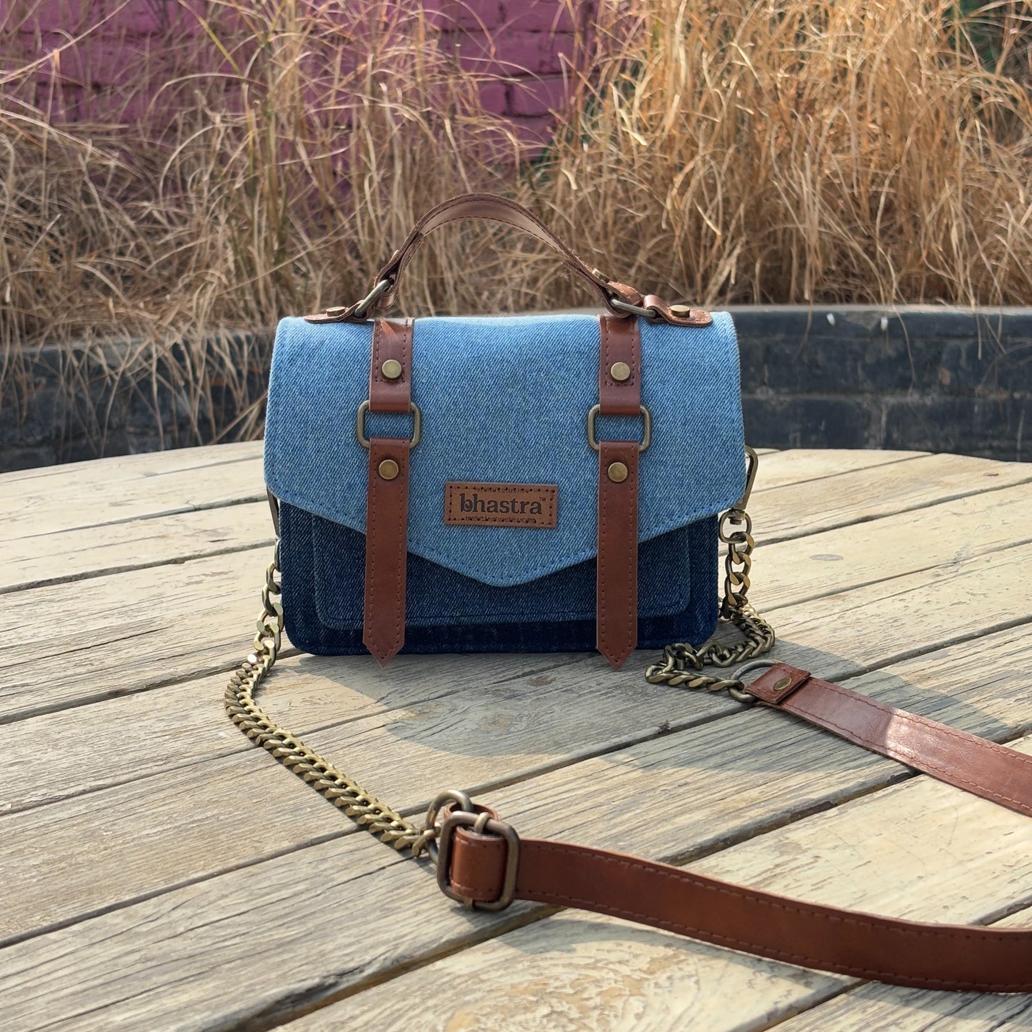 Classic Denim Trail Sling Bag