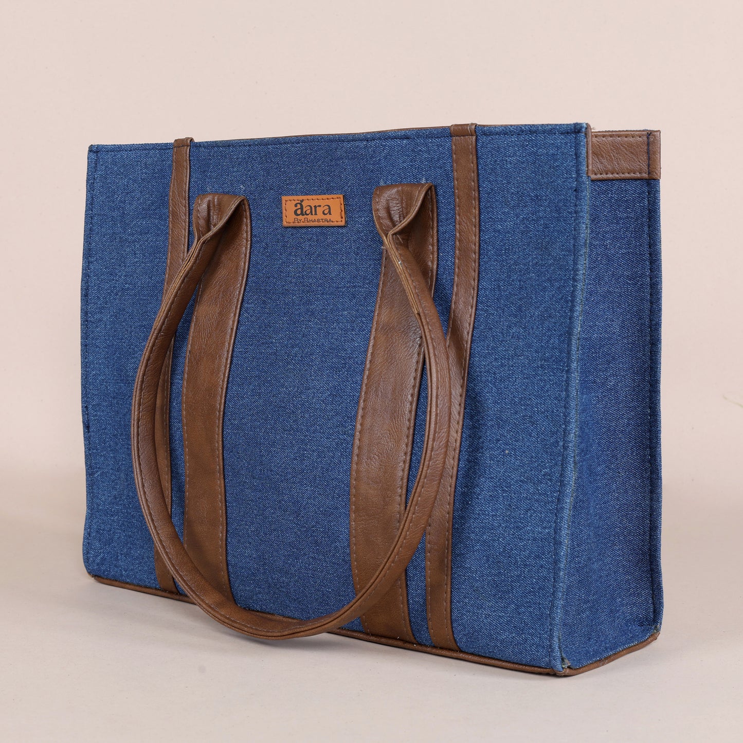 Classic Denim Book Tote-Blue