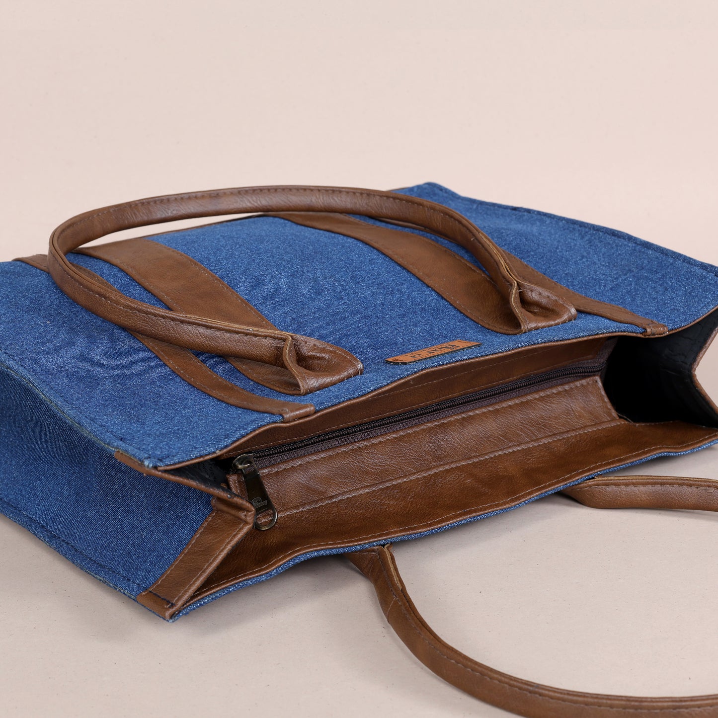 Classic Denim Book Tote-Blue
