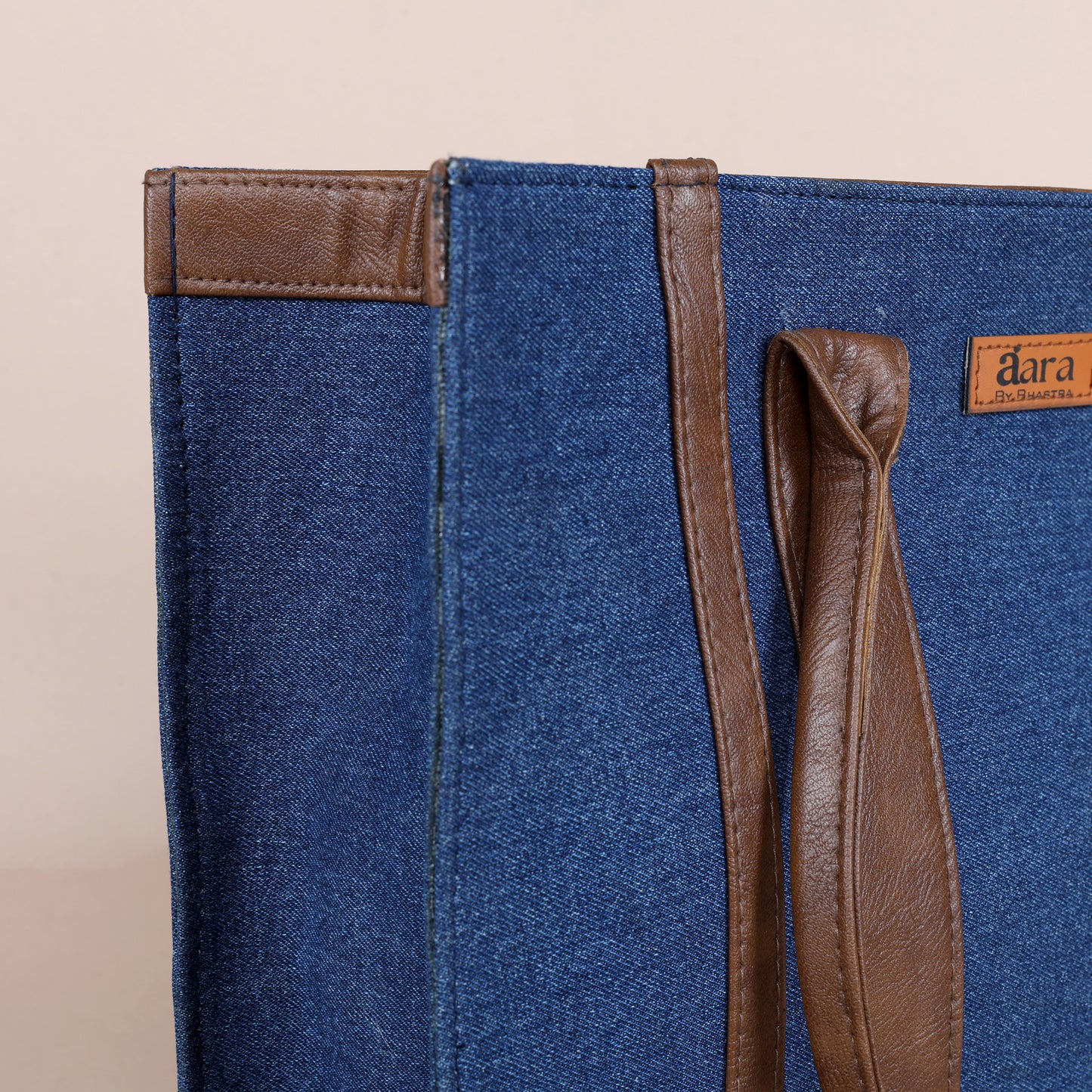 Classic Denim Book Tote-Blue