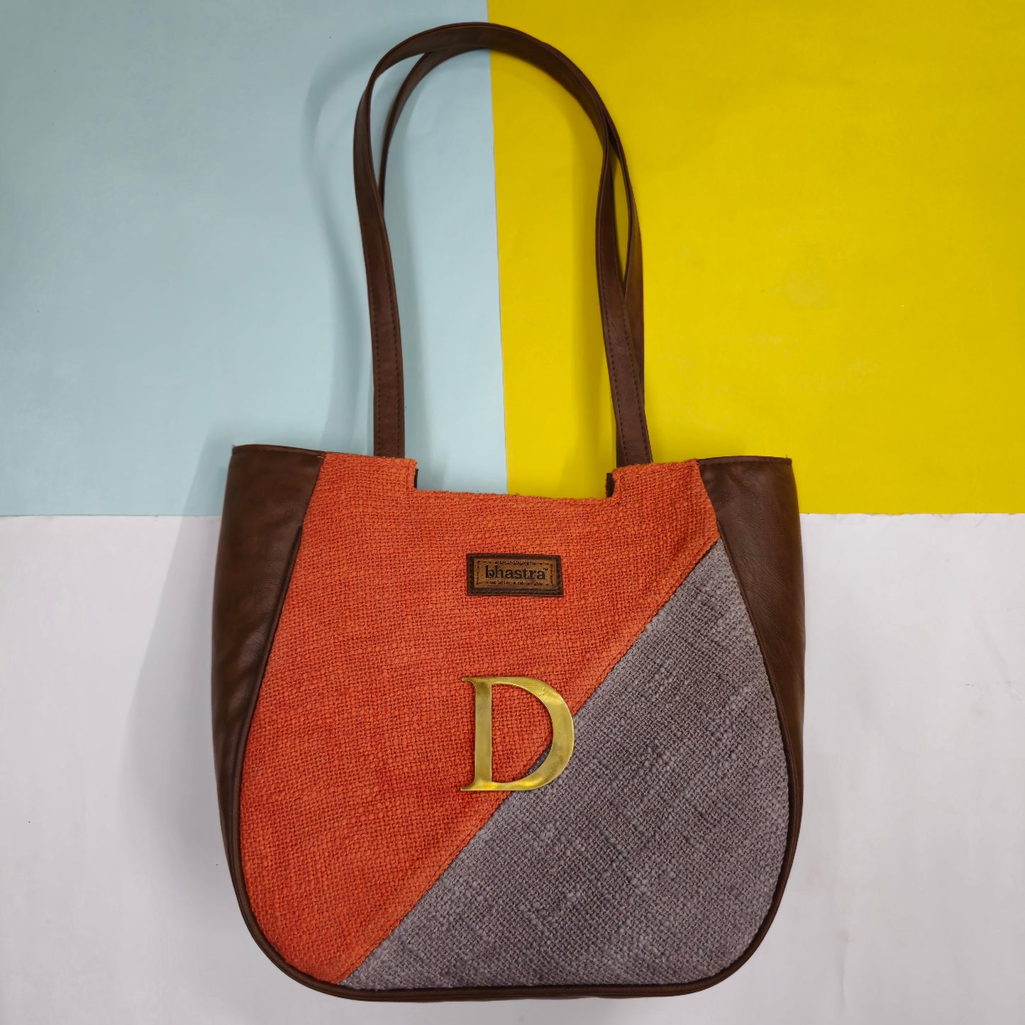 Fanta Geometry Mania Tote with Initial Customization