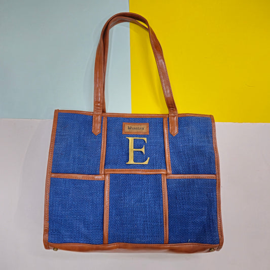 Indigo - Ivy Tote (Large) with Initial Customization