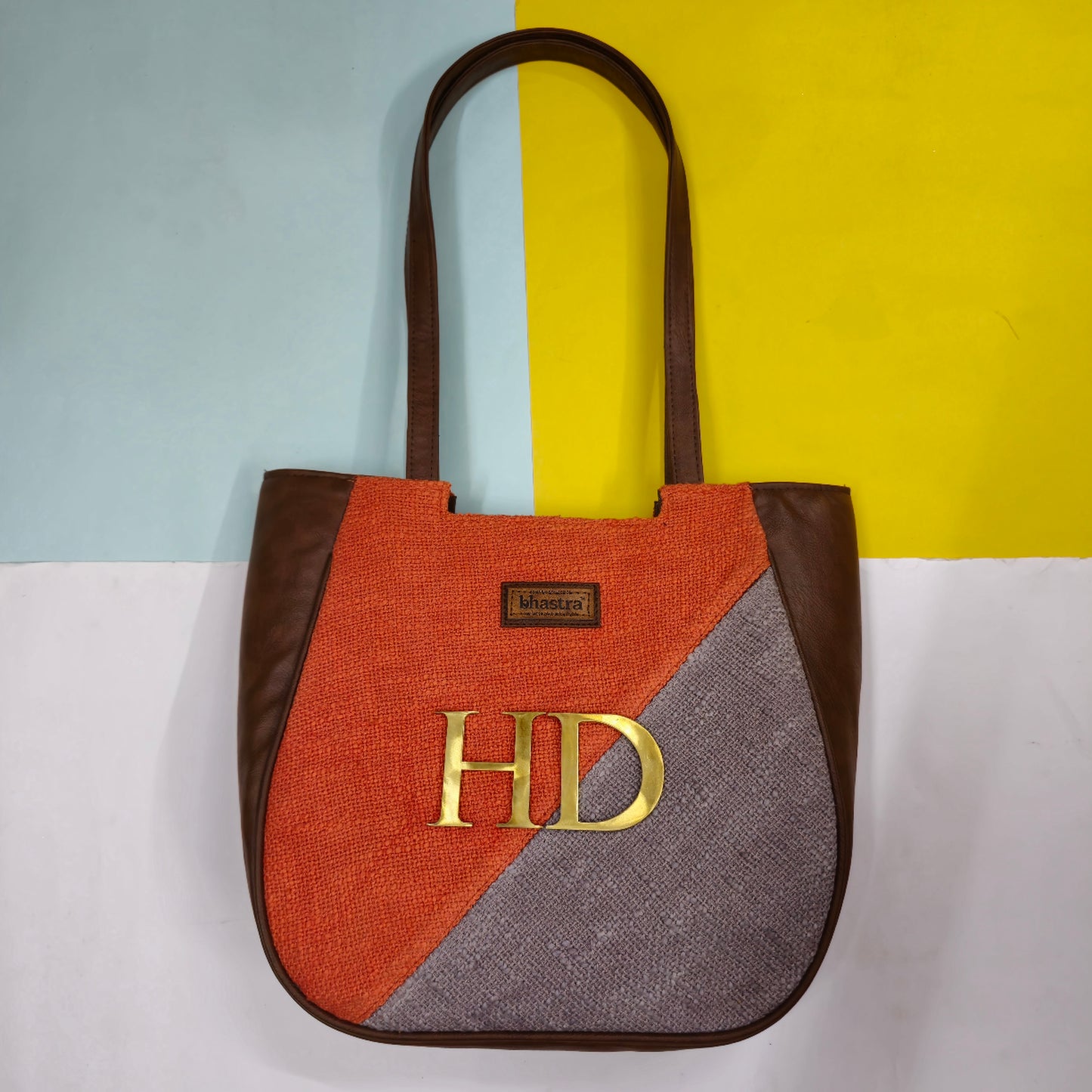 Fanta Geometry Mania Tote with Initial Customization