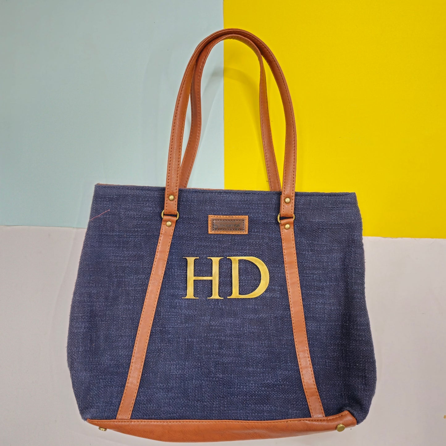 Indigo Everyday Essential Bag with Initial Customization