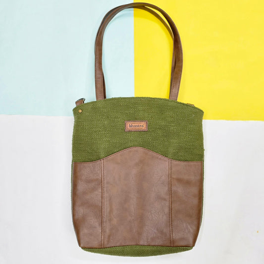 Basil Messenger Tote Bag