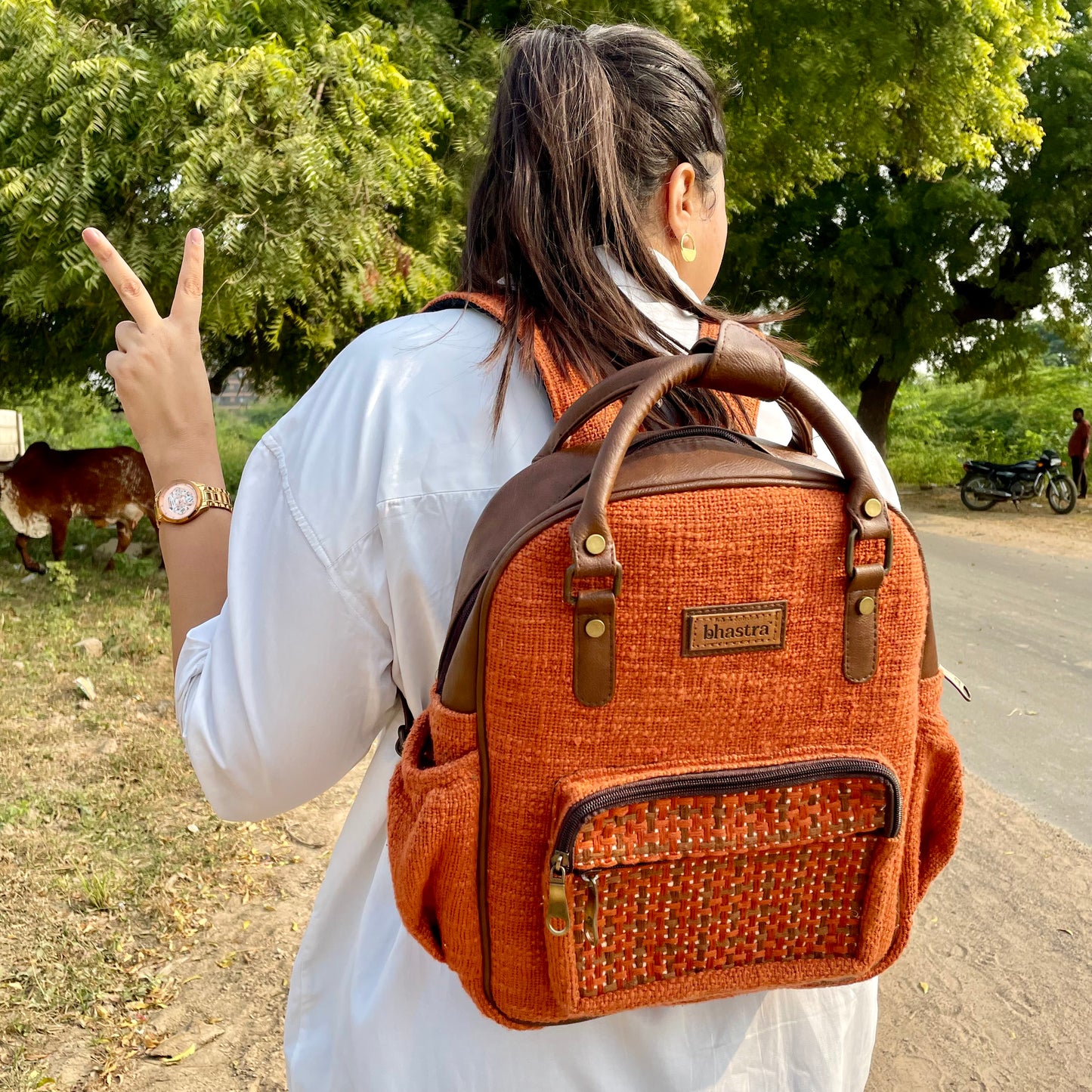 Rust Mini Bagpack