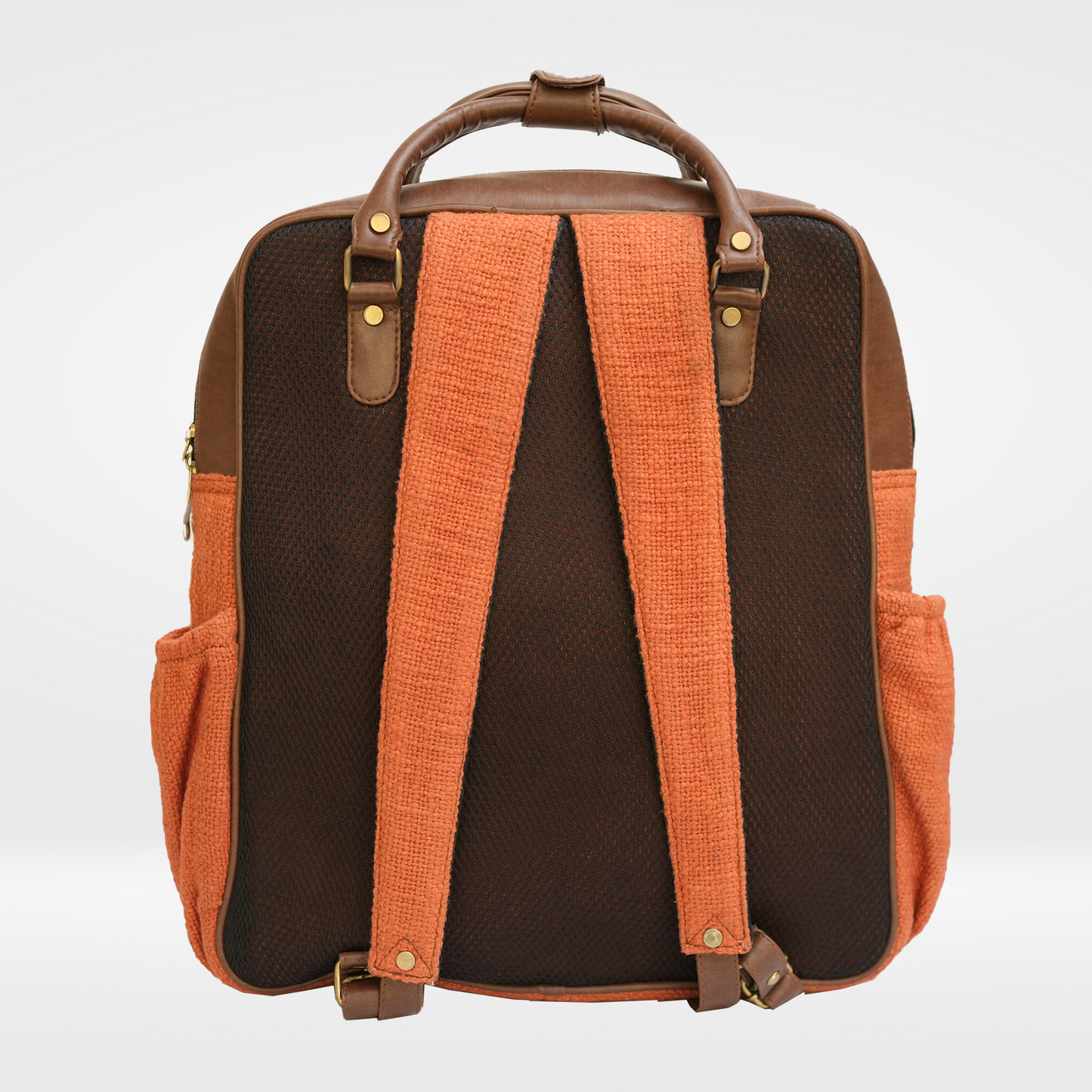 Rust Bapack combo(Includes Bagpack,Vanity Pouch and Glass case)