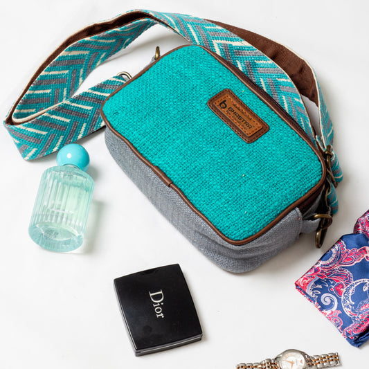 Turquoise Aura Sling Bag