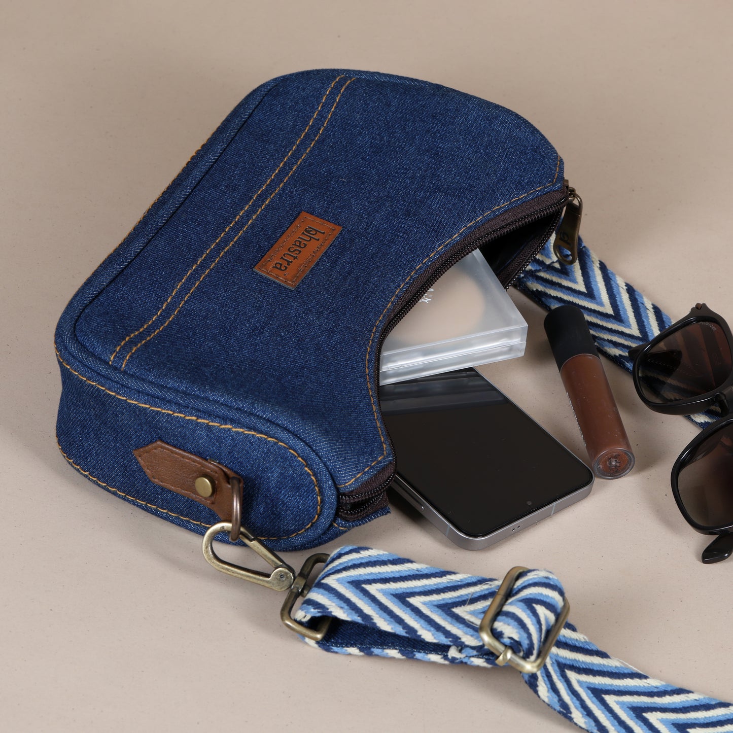 Vintage Embroidery-Deep Denim Sling