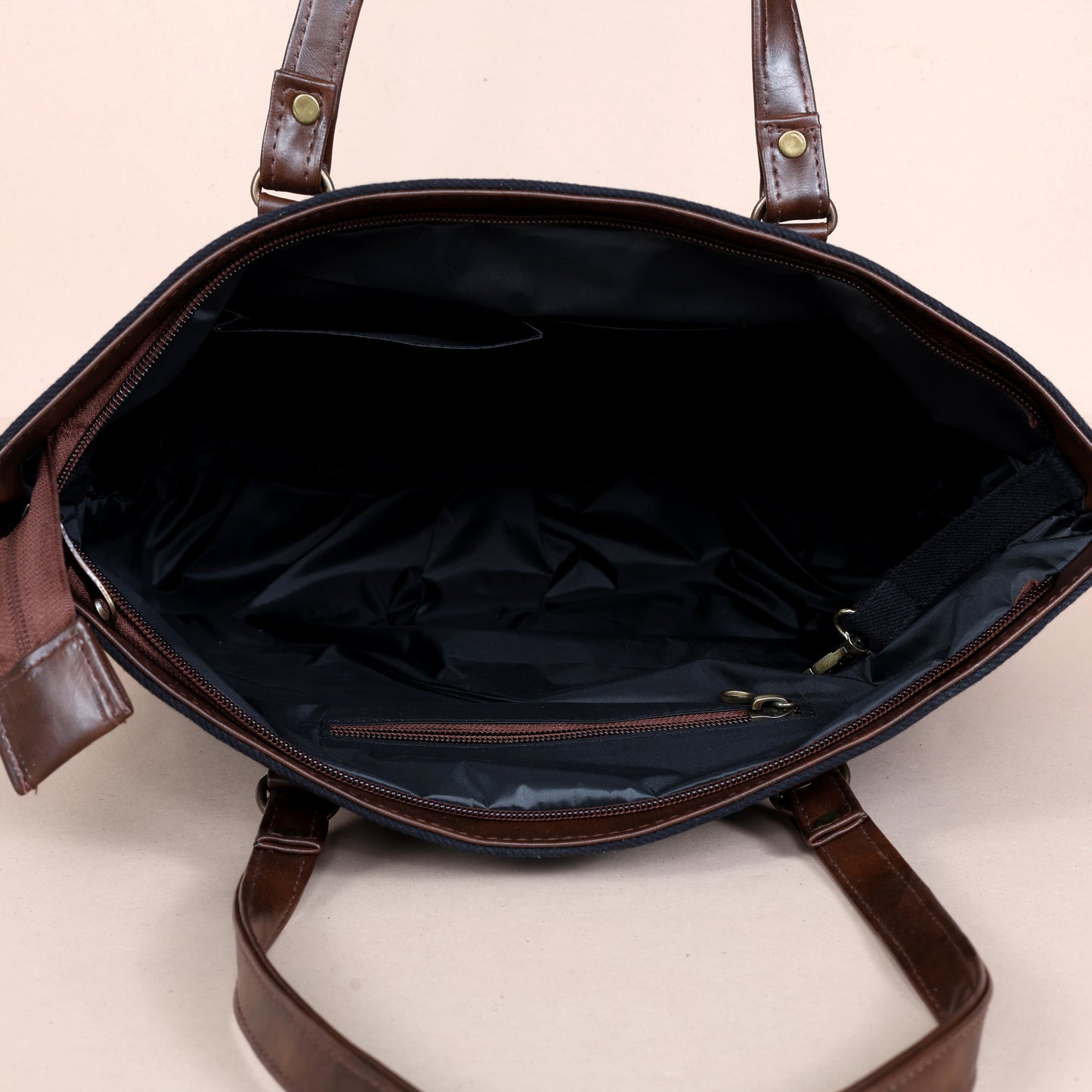 Classic Denim Tote-Black