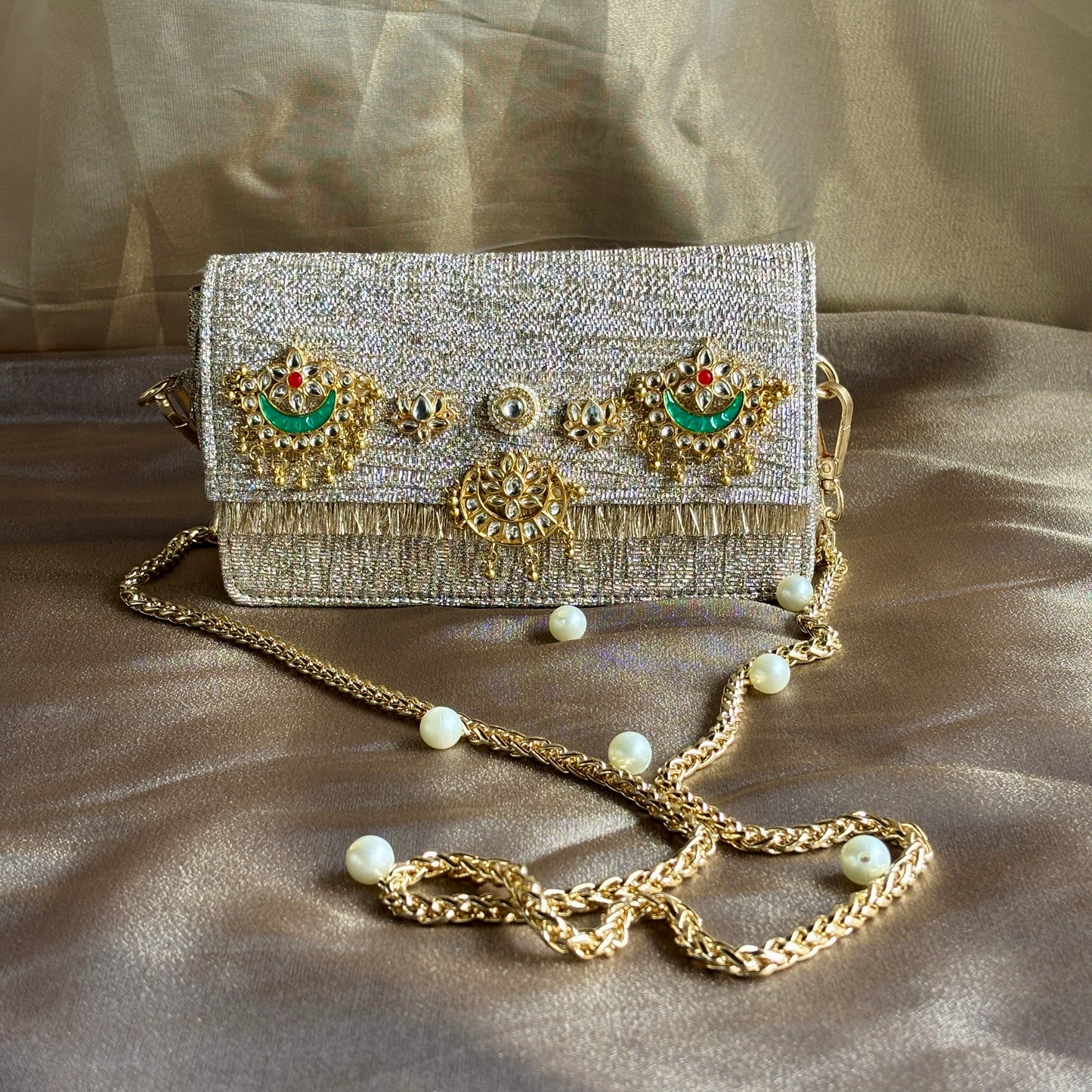 Chand Bali-Kundan Clutch
