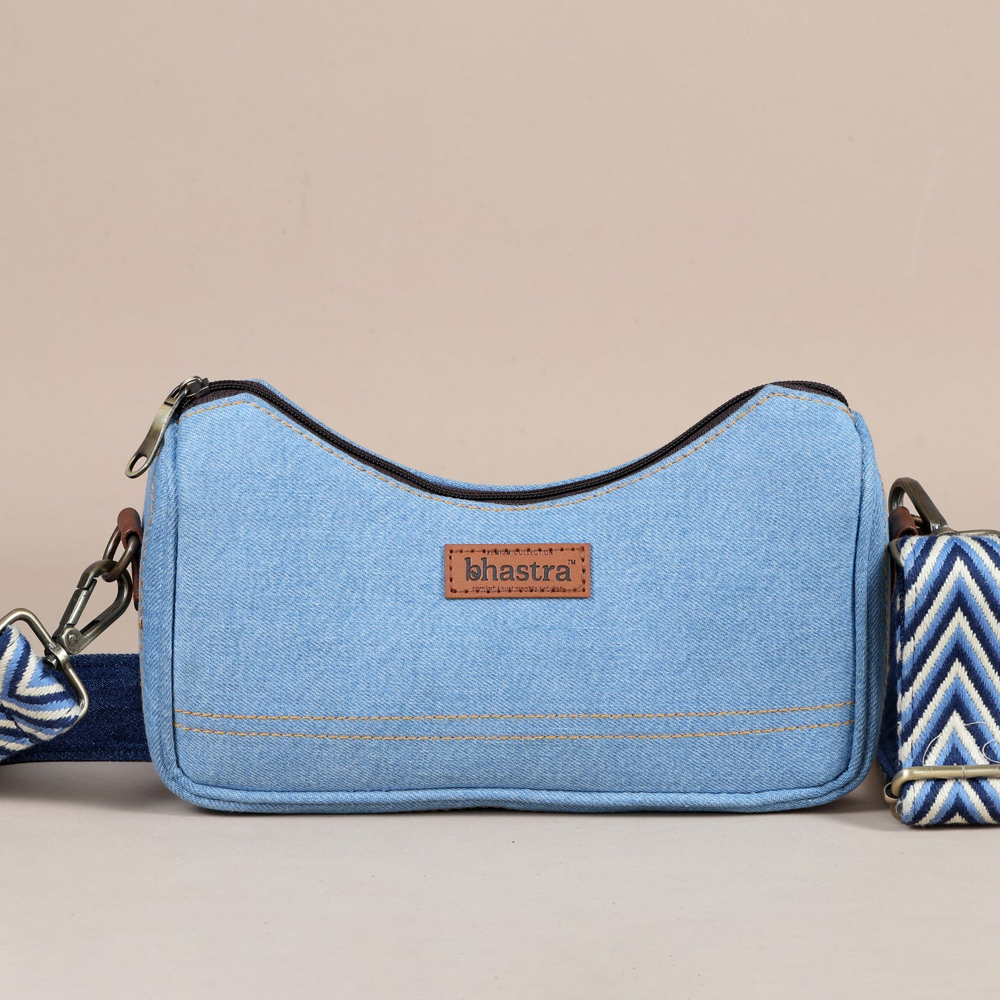 Vintage Embroidery-Classic Denim Sling
