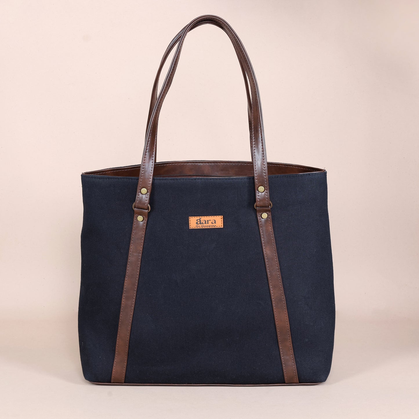 Denim Everyday Essential Bag-Black