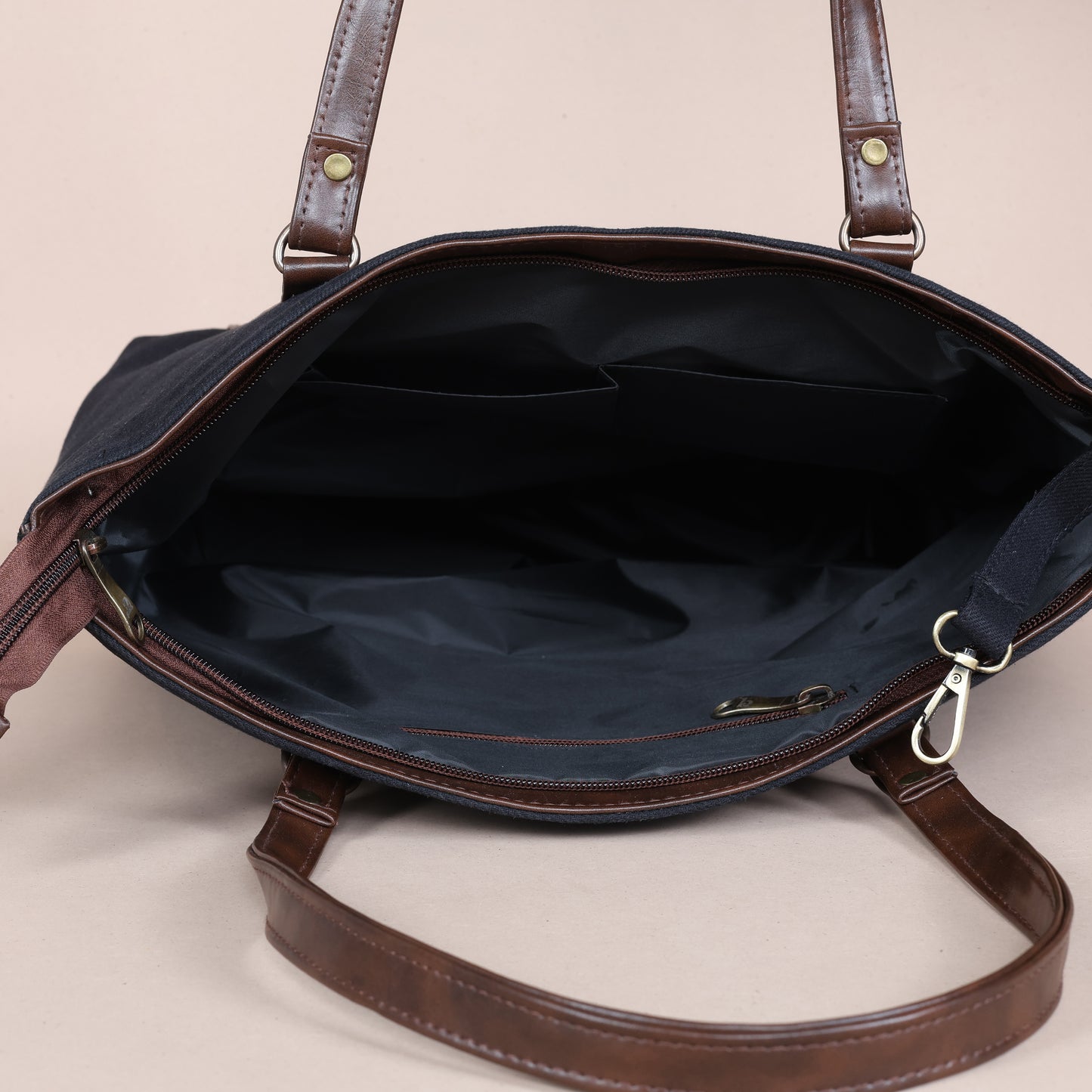 Denim Everyday Essential Bag-Black