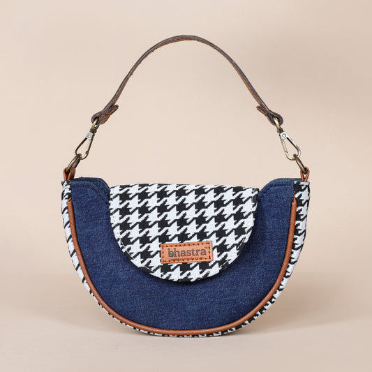 Crescent Denim Fusion Sling-hounds tooth(black)