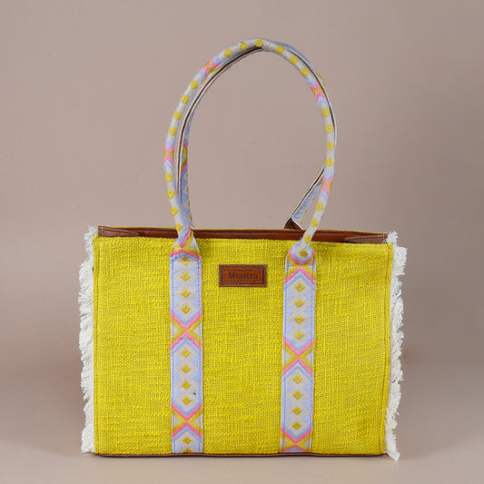 Lemoni Lenora Fringe Tote Bags with Laptop Compartment