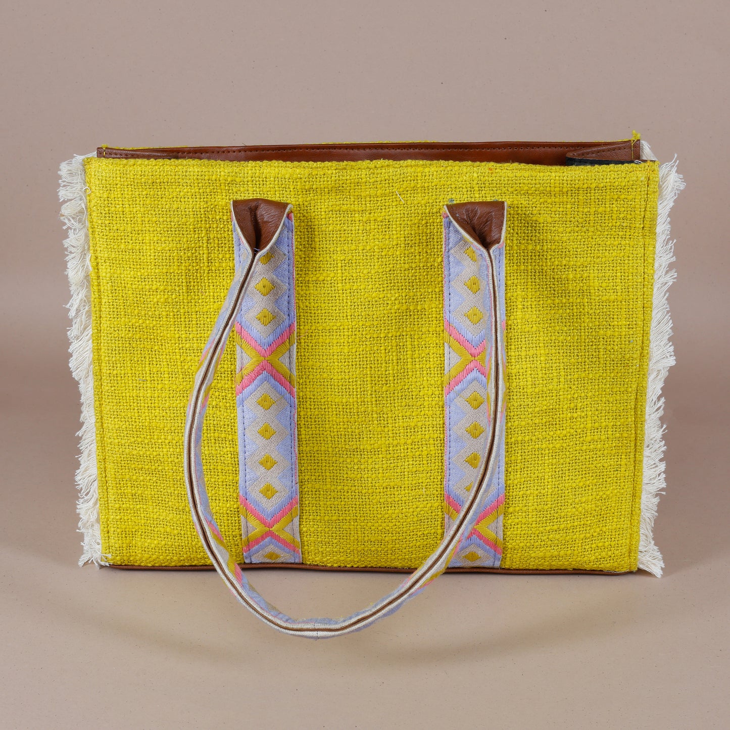 Lemoni Lenora Fringe Tote Bags with Laptop Compartment