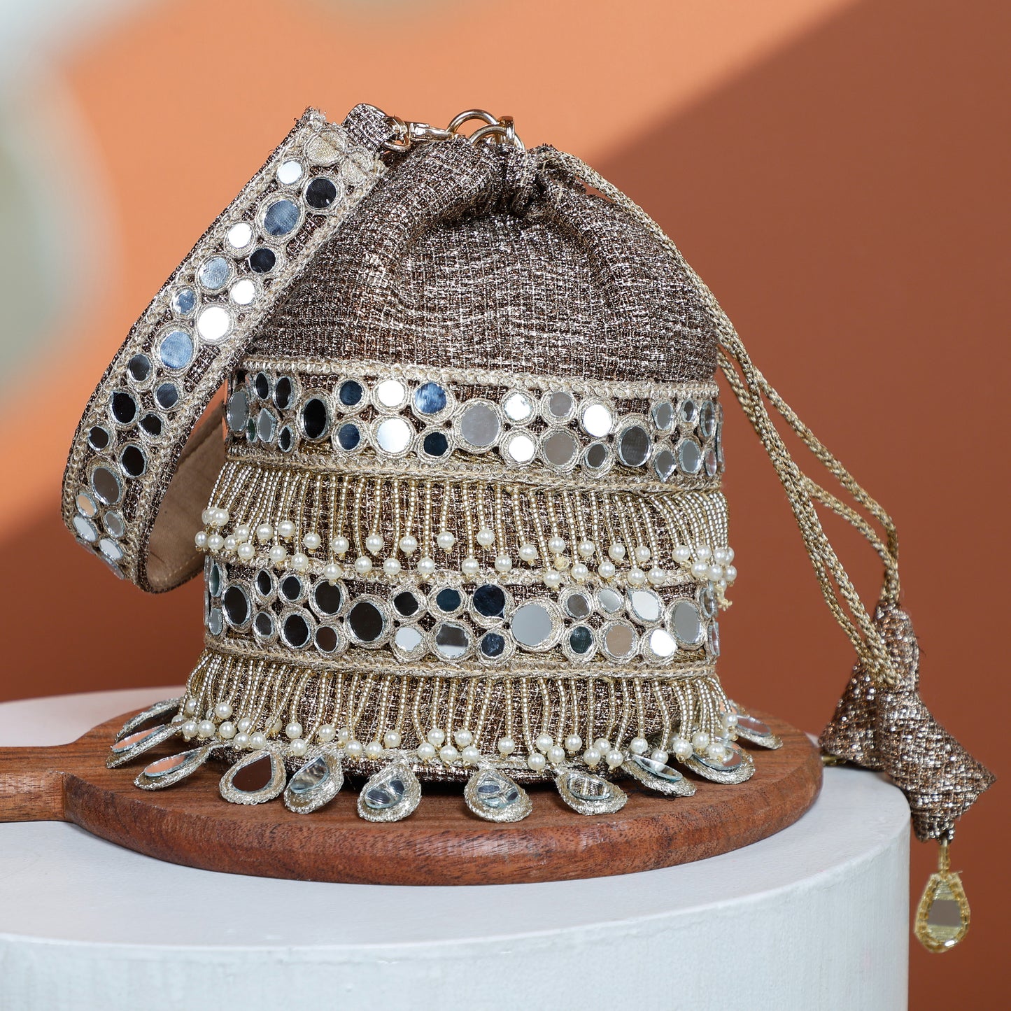 Golden Potli Bag