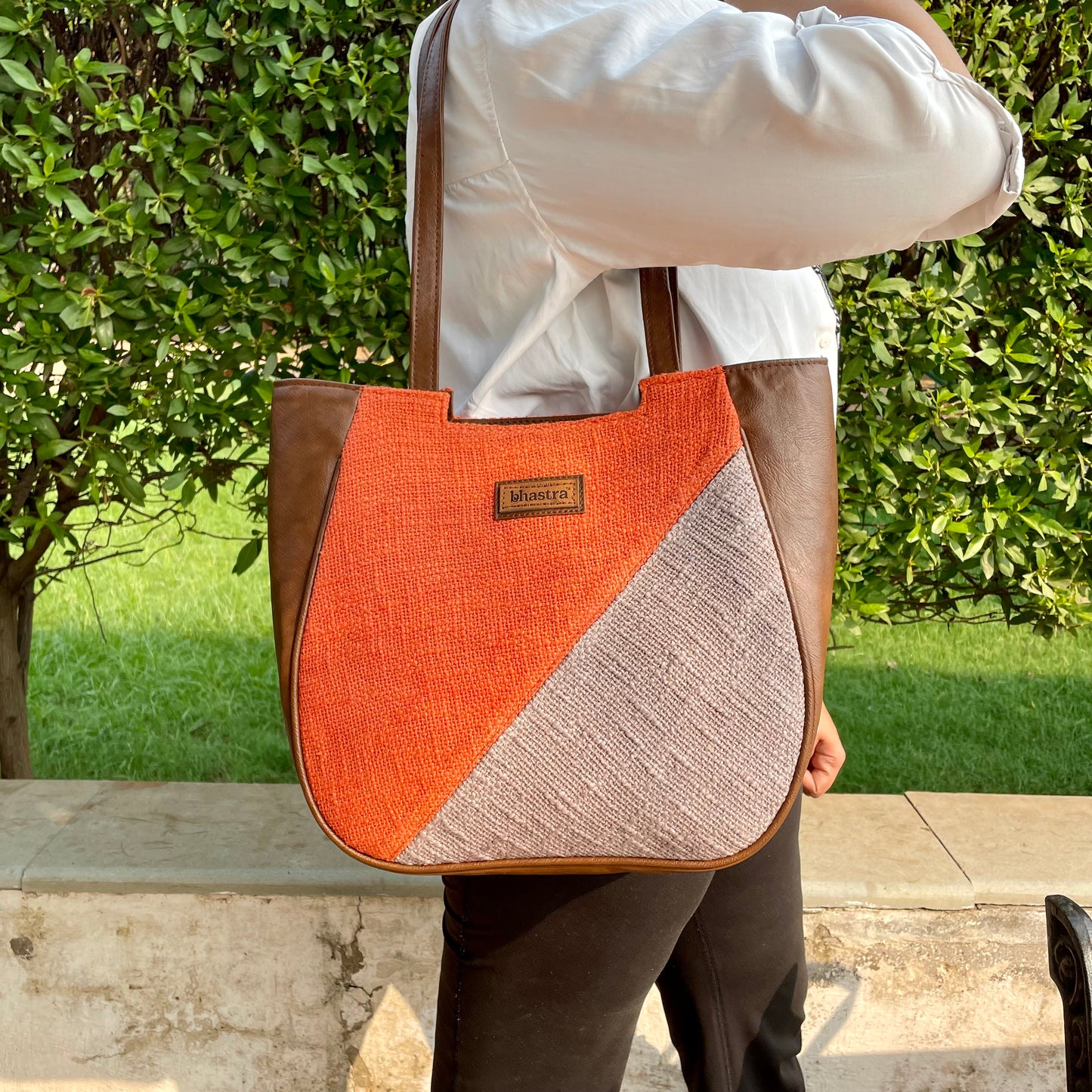 Fanta Geometry Mania Tote with Initial Customization