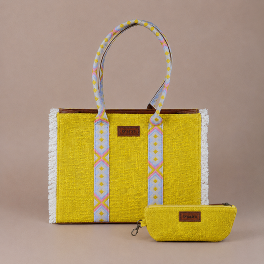 Lemoni Lenora Combo 3(Tote and glass case)