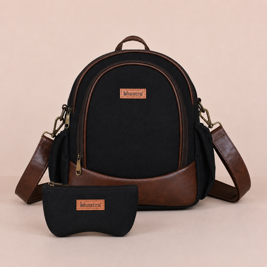 Tripling Backpack-Black (only Glass case)