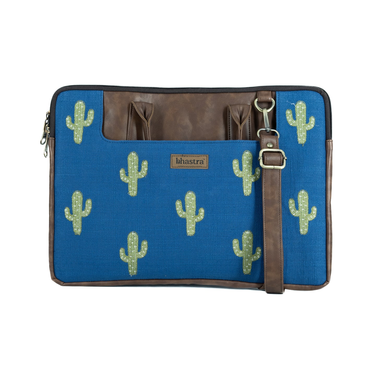 Indigo Cactus laptop sleeve